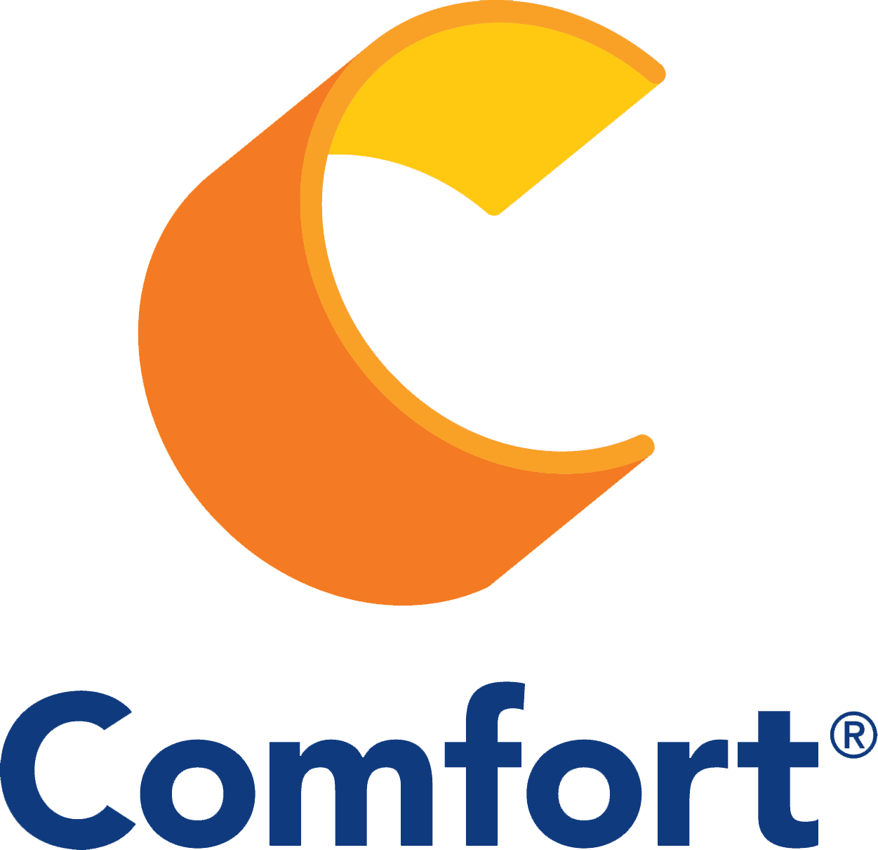 A logo of comfort is shown.