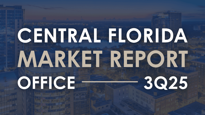 Central Florida office market report cover.