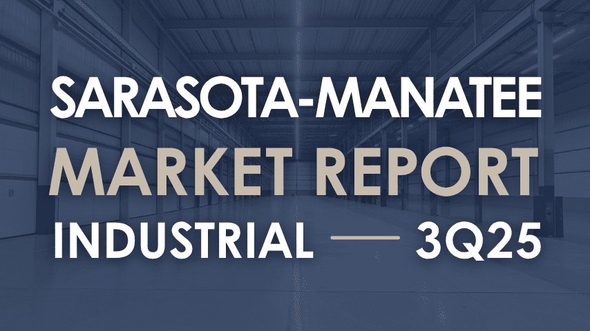 Sarasota-Manatee industrial market report cover.