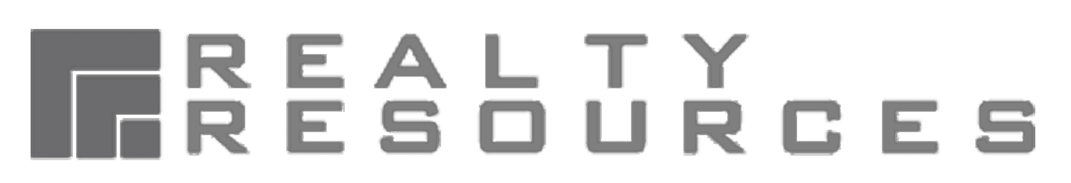 Realty Resources logo with stylized square