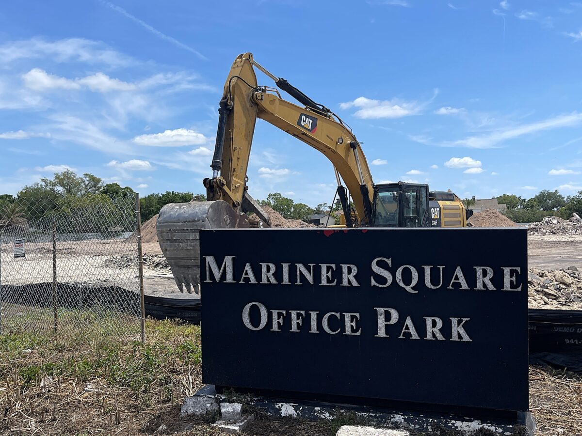 Mariner Square Office Park redevelopment concept showing conversion of outdated office buildings into modern residential and mixed-use community