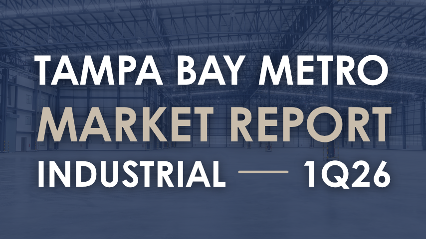 Tampa Bay Industrial Pipeline Pulls Back: Tampa Bay Metro Industrial Market Report | 1Q 2026