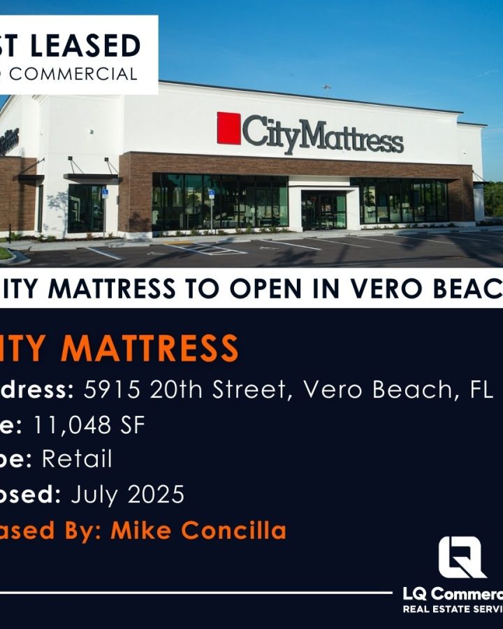 City Mattress storefront in Vero Beach