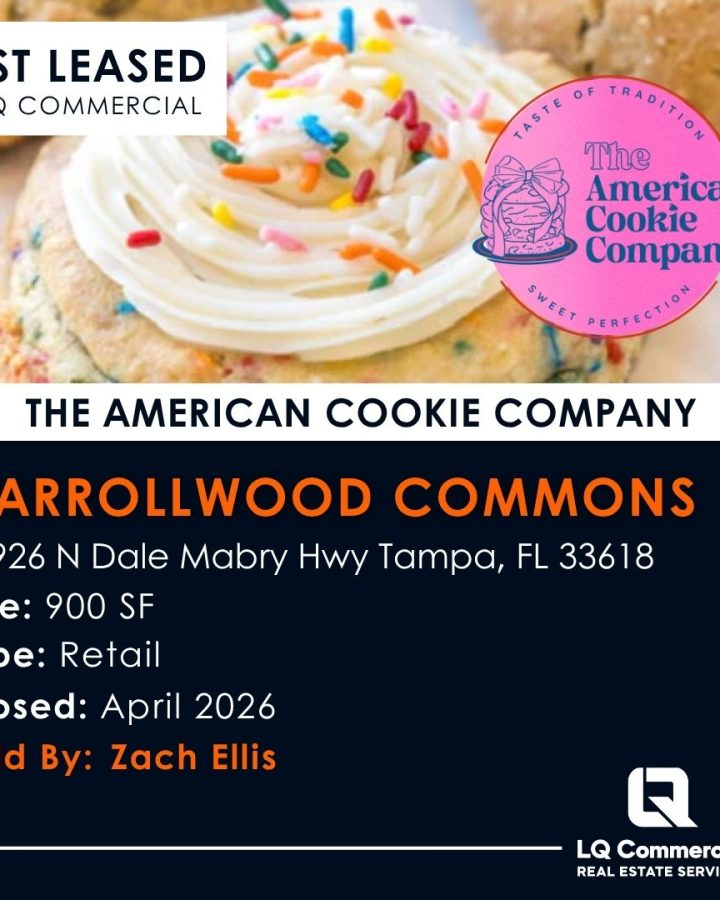 Just Leased | New Location for The American Cookie Company | Secured by Zach Ellis